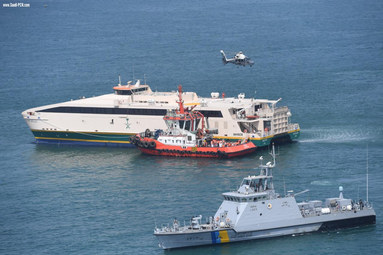 بحث وإنقاذ 40  فرضية لمواجهة الكوارث البحرية بميناء جازان