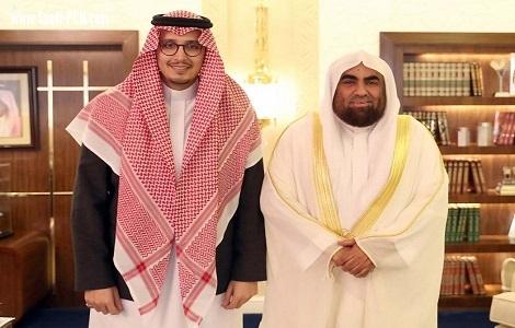 الأمير أحمد بن فهد بن سلمان يستقبل مدير فرع وزارة الشؤون الإسلامية