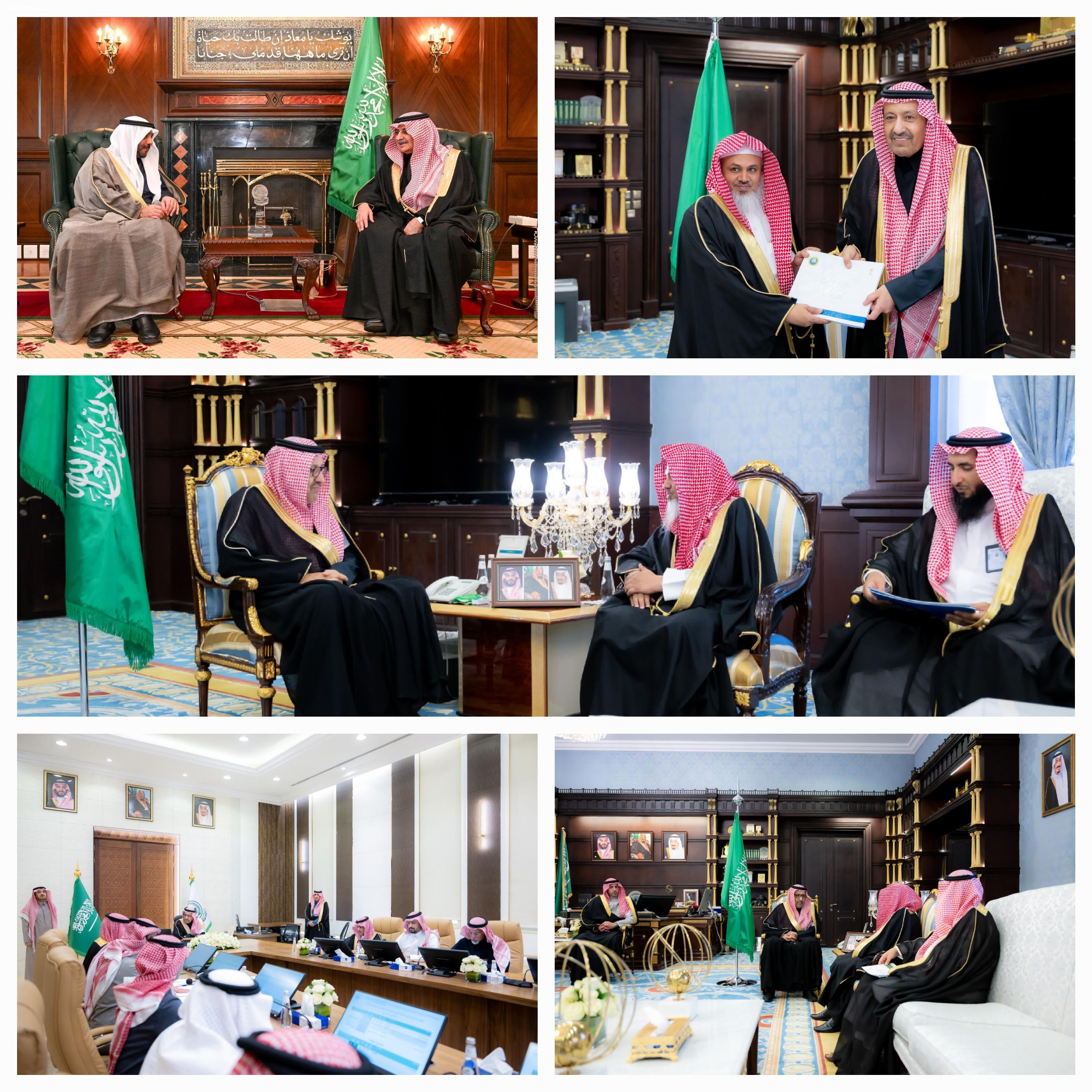 أمير الباحة يستقبل مدير هيئة الأمر بالمعروف و يرأس اجتماع القطاع الصحي