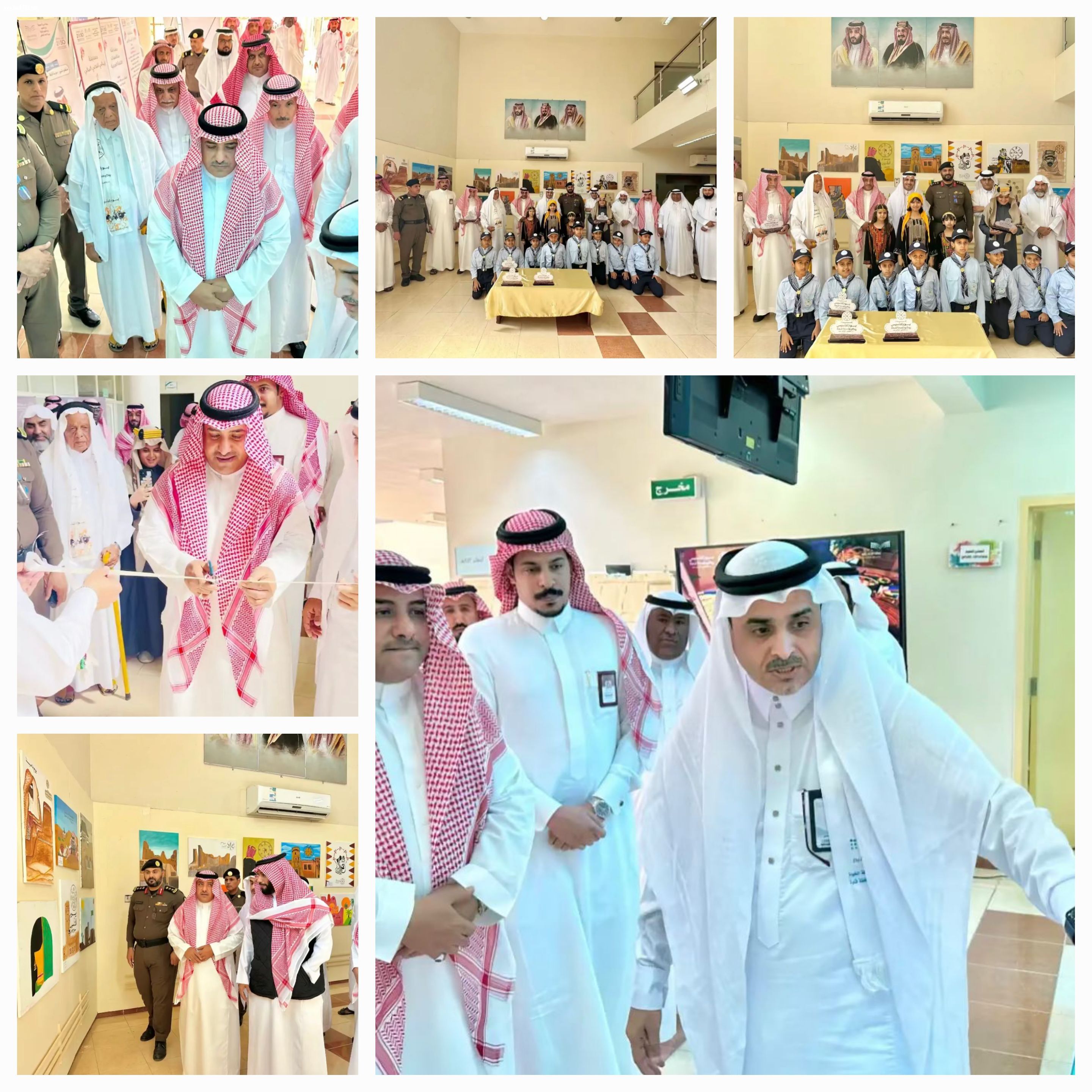 افتتاح معرض يوم التأسيس الفني في محافظة قلوه   