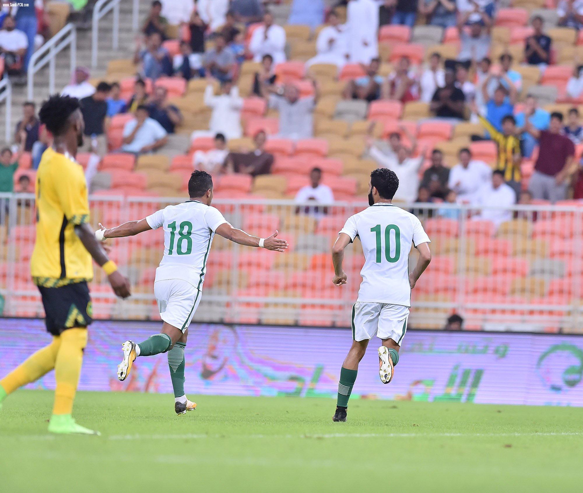 الأخضر السعودي يبدأ استعداداته للمونديال بالفوز على جامايكا