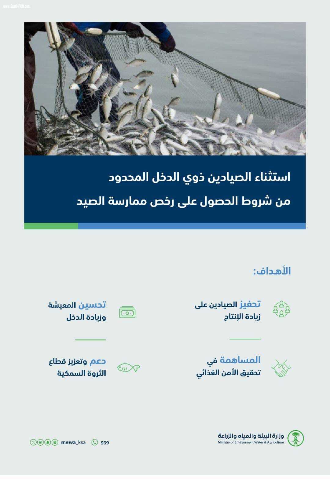 البيئة تستثني الصيادين ذوي الدخل المحدود من شروط الحصول على رخص ممارسة الصيد