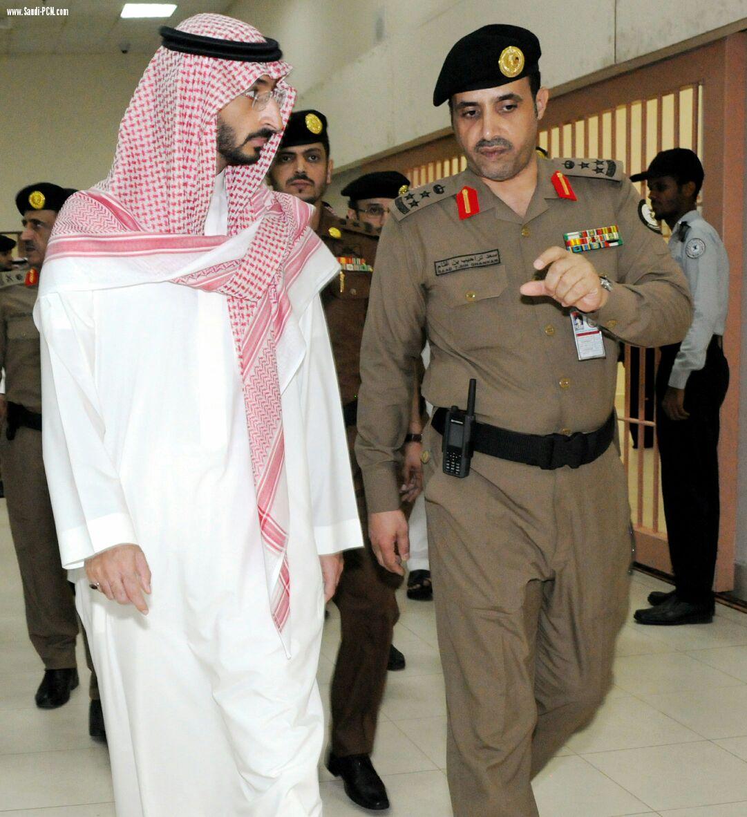 نائب أمير مكة يتفقد توقيف الوافدين  
