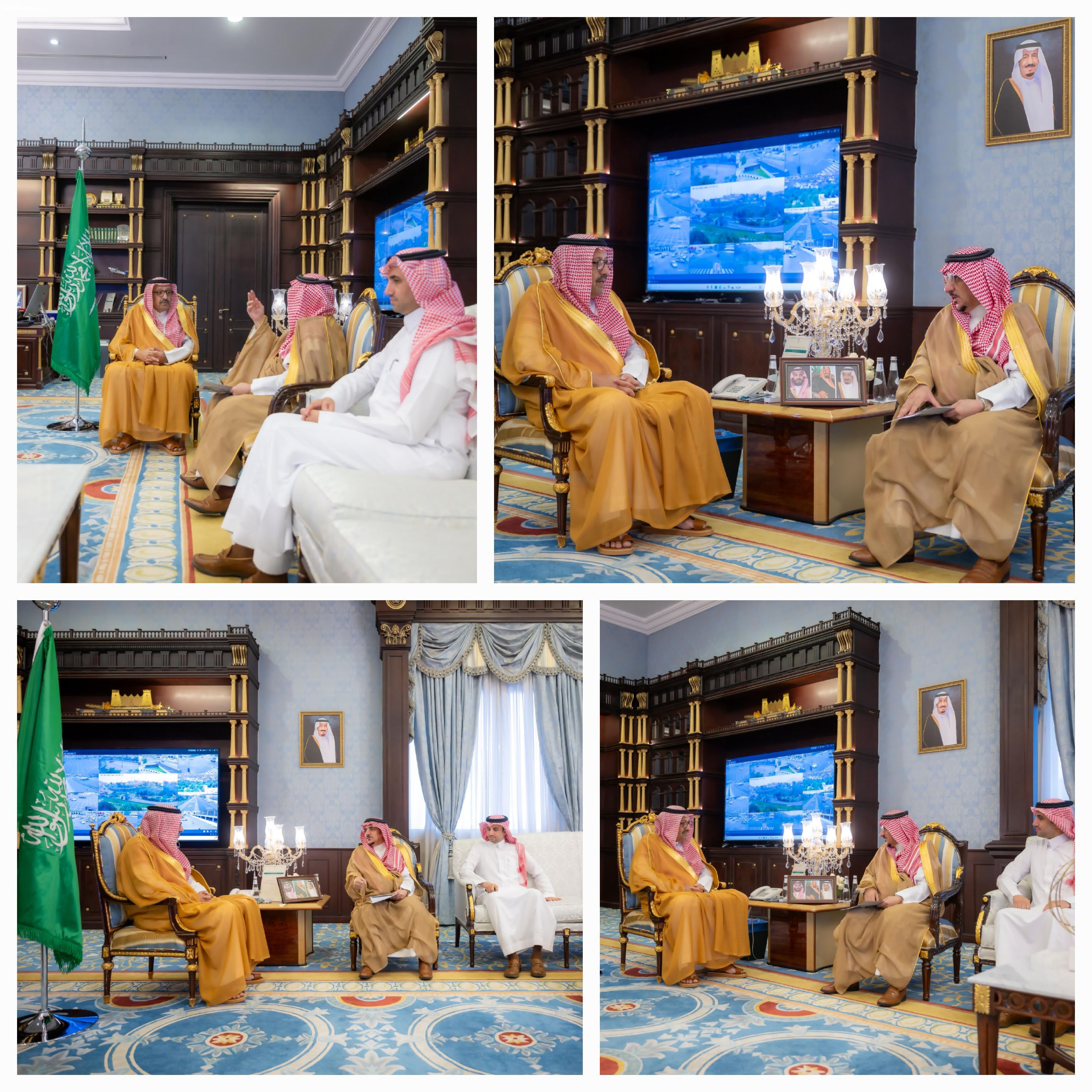امير الباحة يستقبل معالي رئيس جامعة الباحة