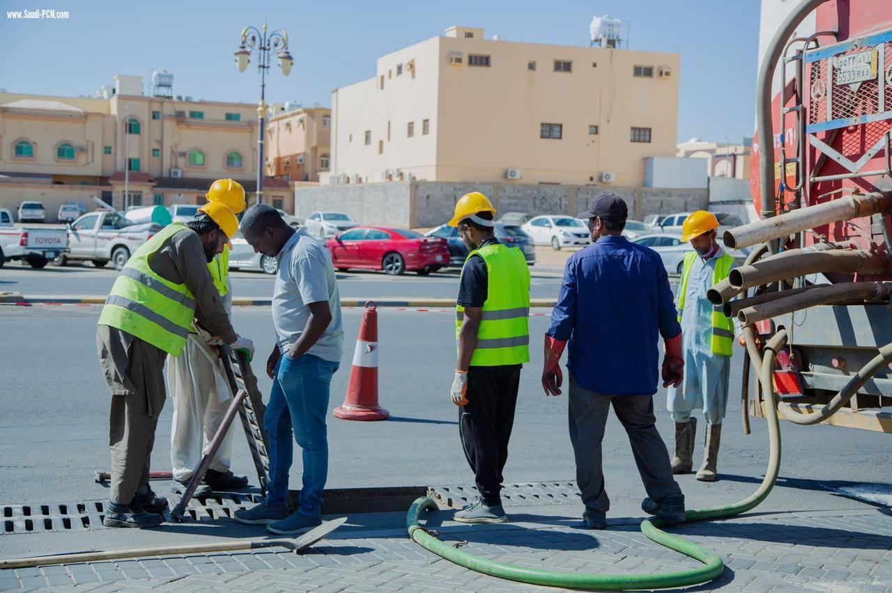 تكثيف جهود الامانة استعدادآ لموسم هطول الامطار ----
