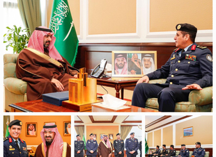 نائب أمير تبوك يستقبل مدير الأحوال المدنية ويطلع على التقرير السنوي للقوات الخاصة للأمن والحماية