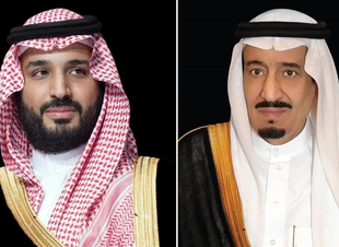 خادم الحرمين الشريفين وسمو ولي العهد يواسيان الشيخ أحمد الخريصي 