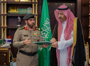 سمو أمير منطقة الباحة يستقبل مدير شرطة المنطقة ويتسلم التقرير السنوي لعام 2023