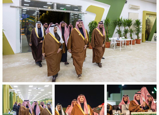 امير الجوف يدشن ويتجول في مهرجان زيتون الجوف الدولي ال١٧