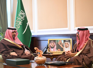 سمو نائب أمير تبوك يستقبل مدير فرع الموارد البشرية بالمنطقة