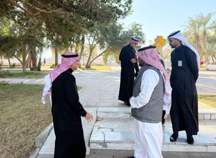 أمين منطقة تبوك يتفقد المشروعات البلدية بمحافظة حقل 
