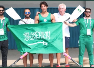 السعودي حسين رضا يحقق التاسع أسيويا في لعبة التجديف