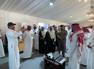 محافظ خيبر في جولة تفقدية لمدينة الحجاج بالمحافظة استعداداً لاستقبال الحجاج 
