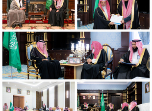 أمير الباحة يستقبل مدير هيئة الأمر بالمعروف و يرأس اجتماع القطاع الصحي