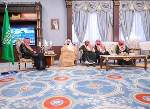 أمير  الباحة يستقبل رئيس محكمة الاستئناف المساعد بالمنطقة  