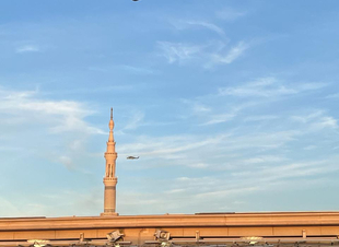 صلاة العيد من المسجد النبوي الشريف 