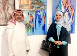 الفنانتان المسيري تشاركان في ملتقى الفنون التشكيلية بمصر
