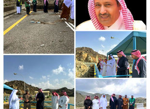 أمير الباحة لمعالجة الآثار الناتجة عن الحالة المطرية