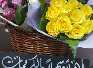 رئيسة الشوؤن التعليمية بمكتب تعليم البنات بمحافظةرفحاء بالحدود الشماليةتزور متوسطة وثانوية المطعن بمحافظة بيش