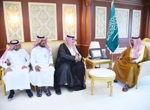 امير جازان بالنيابه يستقبل وفد صحيفة هام الالكترونيه 