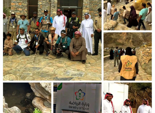 رحلة هايكنج ناجحة في قرية ذي عين بقيادة المرشد المتميز سعيد الشدوي.
