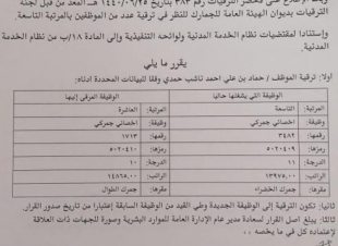 حماد ناشب للمرتبة العاشرة بجمرك الطول