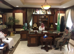 محافظ الخفجي يستقبل مدير فرع الهيئة السعودية للمهندسين 