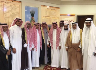 معايدة مشايخ القبائل لمحافظ محافظة ابوعريش