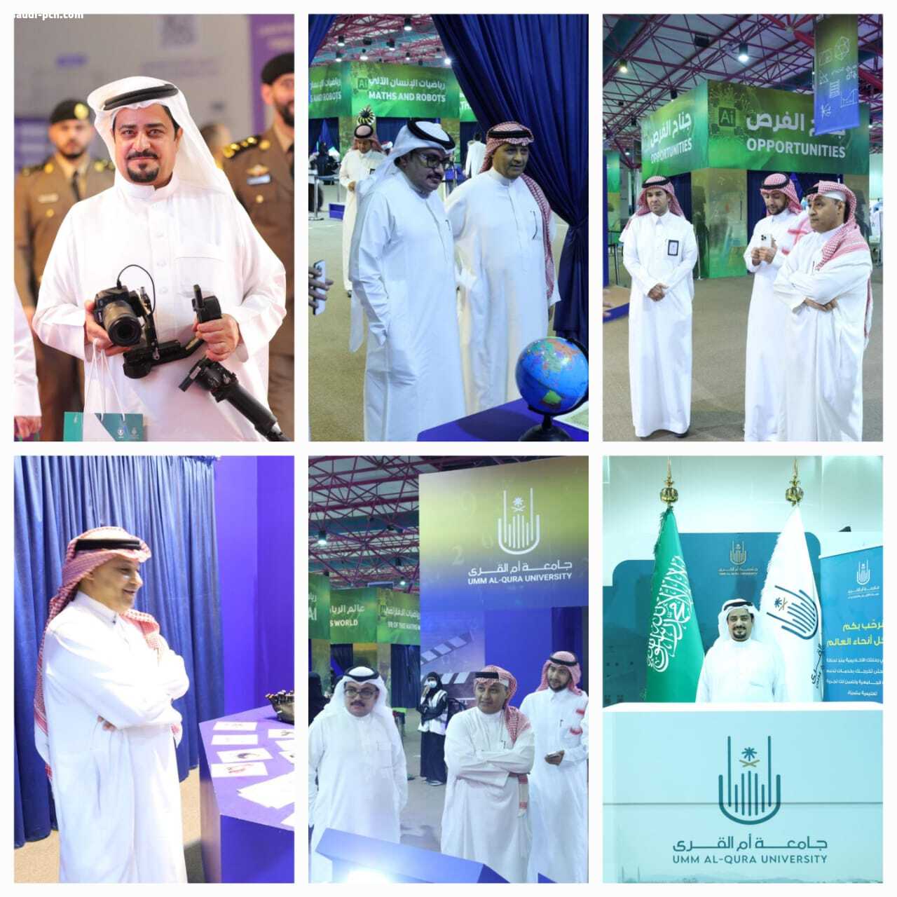 شبكة نادي الصحافة تتجول في مهرجان الرياضيات لغة العلوم بجامعة ام القرى 