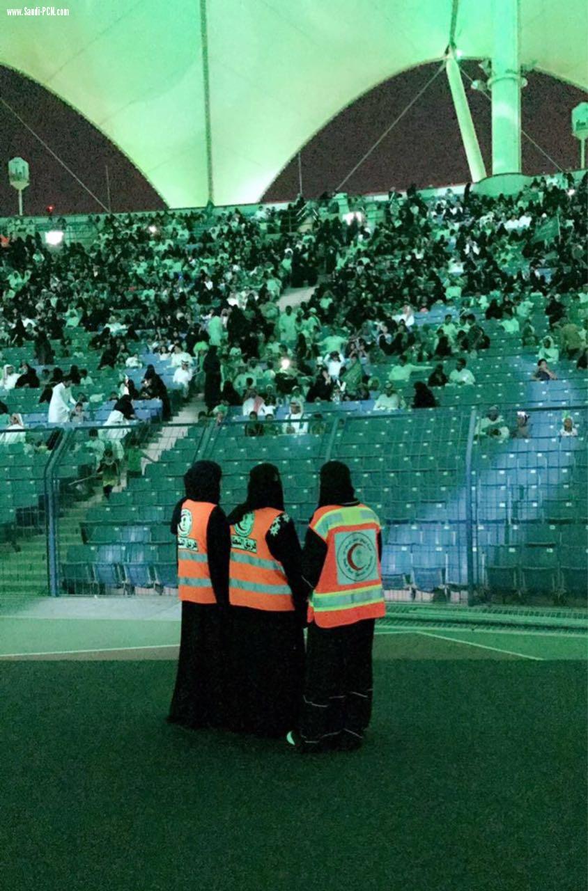 هيئة الهلال الاحمر السعودي تنهي مشاركتها في احتفالية اليوم الوطني