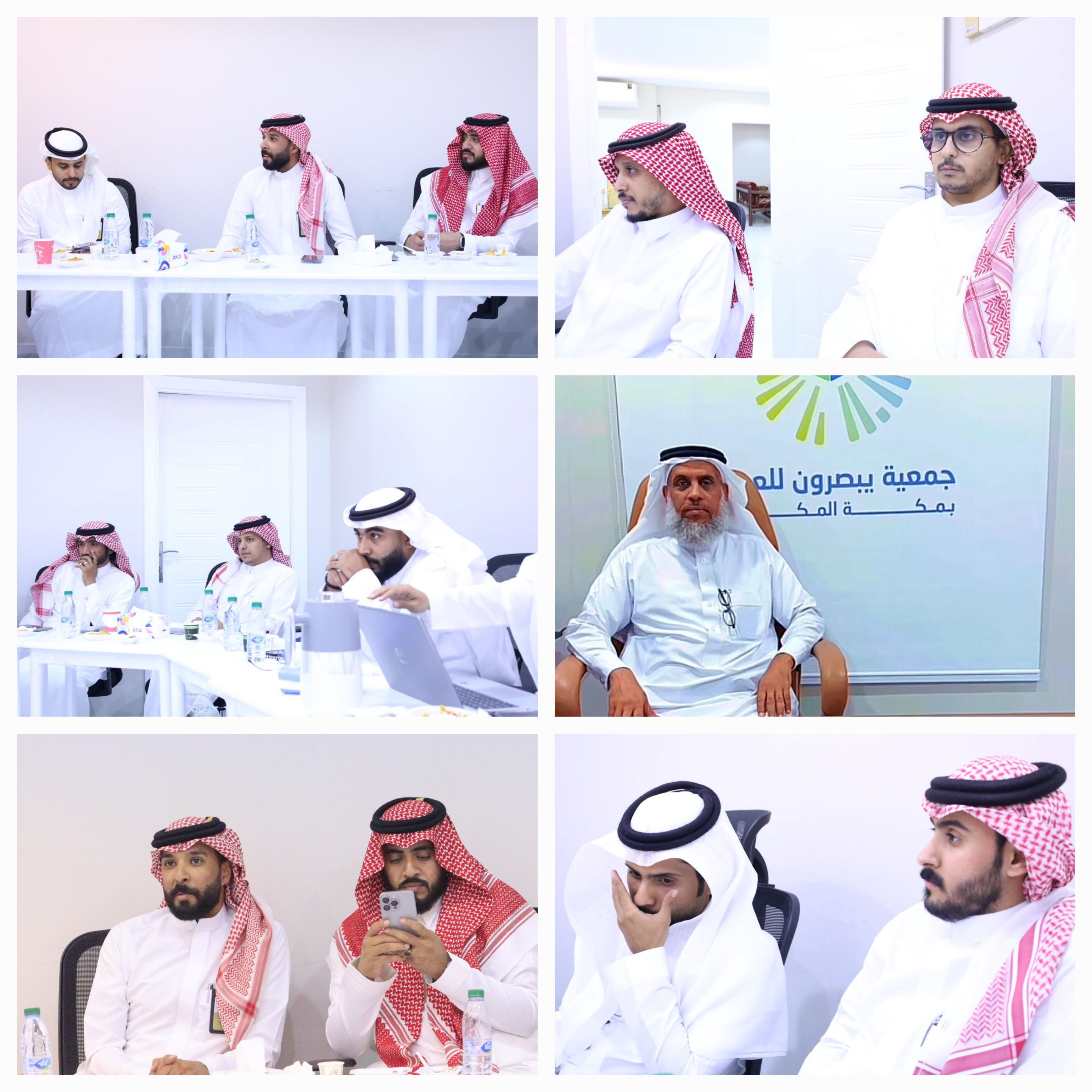 جمعية يبصرون للعيون تستضيف لقاء جمعية سفراء الإعلام بمقرها بالشرائع بمكة