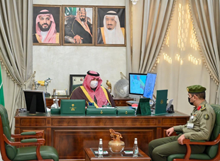 الأمير فيصل بن خالد بن سلطان يستقبل مدير جوازات المنطقة المعين حديثاً