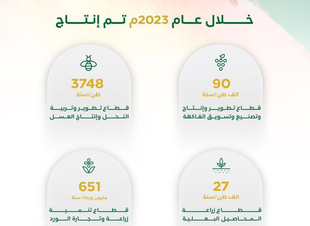 ريف السعودية ارتفاع عدد الحيازات الزراعية الصغيرة المدعومة لأكثر من 31 ألف حيازة  